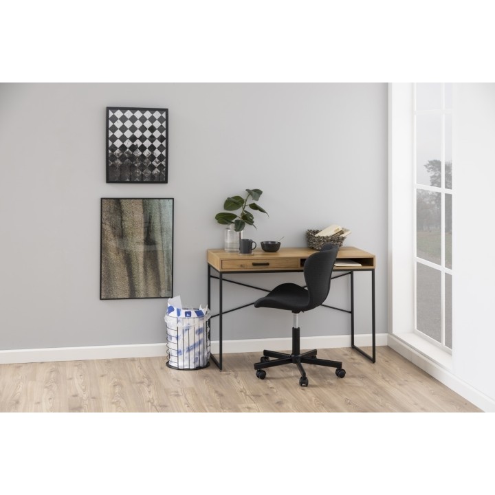 Biurko Seaford z szufladą dąb - ACTONA